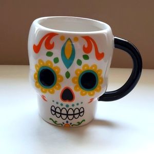 Day Of The Dead Sugar Skull 16 oz. Mug New